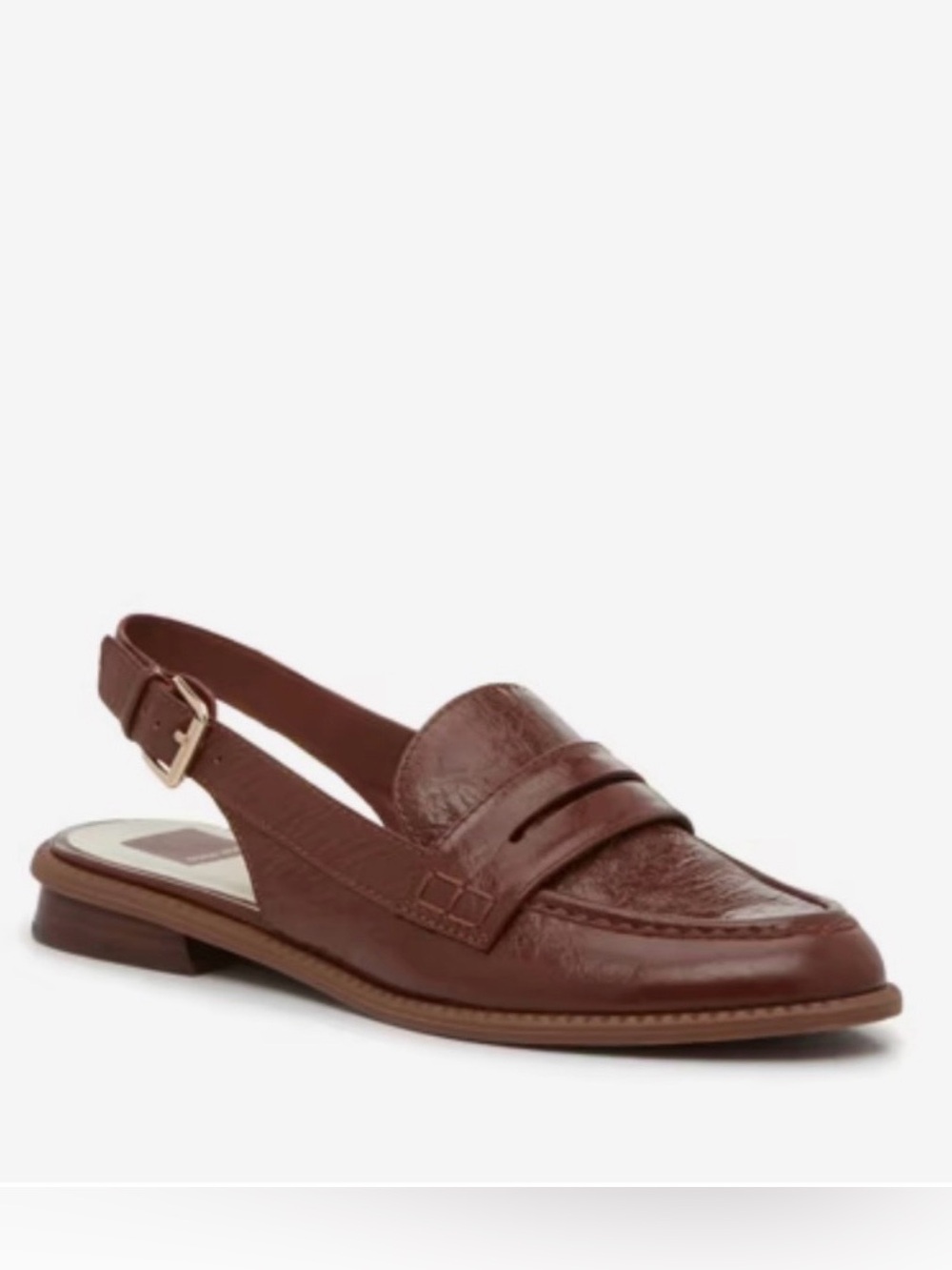 Dolce Vita Harvey Leather Slingback Penny Loafer - Brown